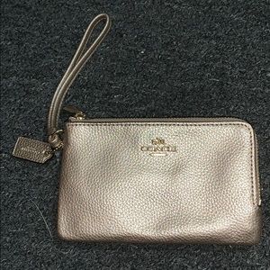 Champagne Coach Wristlet!